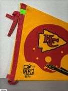 Kansas City Chief NFL Pennant Dated 1967.  There are some small holes in the felt.  See Photo