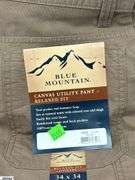 Blue Mountain Utility Pant Relaxed Fit 34x34