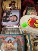 Empty Tins Assortment, Some Old, Some Reproduction
