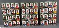 6 Uncut Sheets of Indianapolis 500 Trading Cards in a Racemaker Press Canvas Tote.  Some Cards are Autographed.  Michael Andretti, Kenny Brack, Robbie Buhl, Scott Dixon, Felipe Giaffone, Buddy Lazier, Tomas Scheckter, Eddie Chever Jr., Jeff Ward, Sam Hornish Jr.