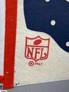 Chicago Bears NFL Pennant Dated 1967.  There are some tiny holes in the felt.
