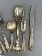 Sterling Silver Pieces, Spoons, Damaged Rings