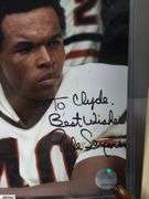 Gale Sayers Autographed Photo, Autograph Signing Ticket and 2 Gale Sayers Autograph Signing Flyers