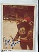 57 Indianapolis Racers Snapshots.  Mid 1970's.  Some are autographed.  Also included are Bill Estes Chevrolet Hockey Player Autographed Photos