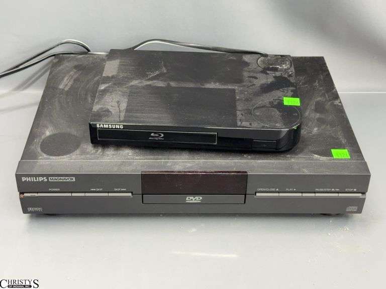 Phillips and Samsung Blu Ray (Has Remote) DVD Players, 2pcs image