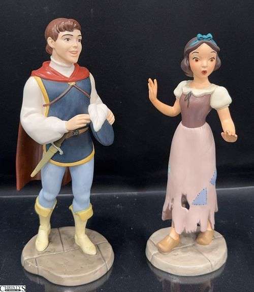 Walt Disney Classics Collection Snow White "I'm Wishing for the One I Love" Figure from Snow White and the Seven Dwarfs  in Boxes with Certificate of Authenticity. image