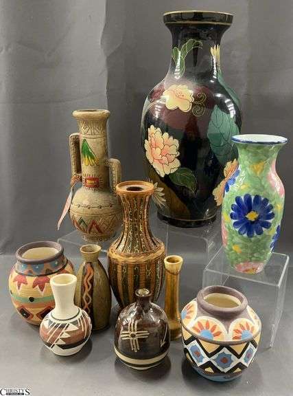10 Decorative Vases - 12" T image