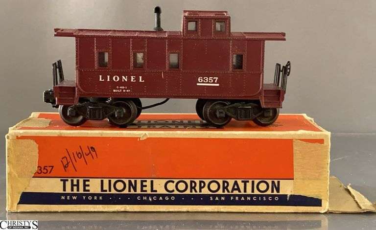 Lionel Caboose #6357 Box Does Have Wear image