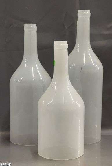 3 Graduating Bottle Luminaries Tallest 18" image