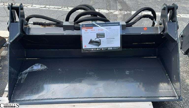 Wolverine MCB-11-48W Mini Skid Steer Combination Bucket image