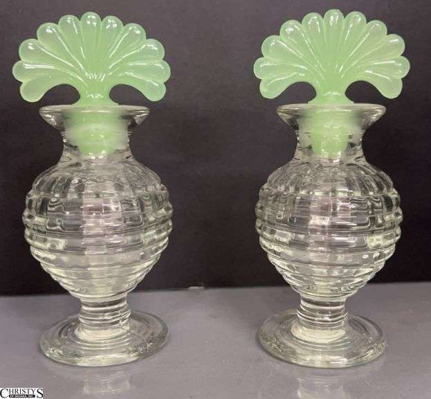 Pair of UV Reactive Bottle Toppers 4.75" image