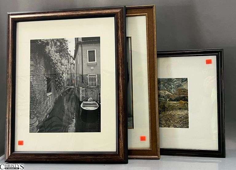 3 Framed Prints - 18.5" x 22.5" of largest frame image