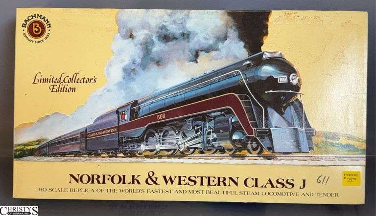 HO  Bachmann Replica Norfolk & Western Class J Steam Locomotive and Tender image