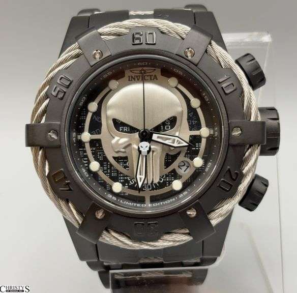 Invicta Marvel Punisher Zeus Bolt Limited Edition 53mm Watch 35165 image
