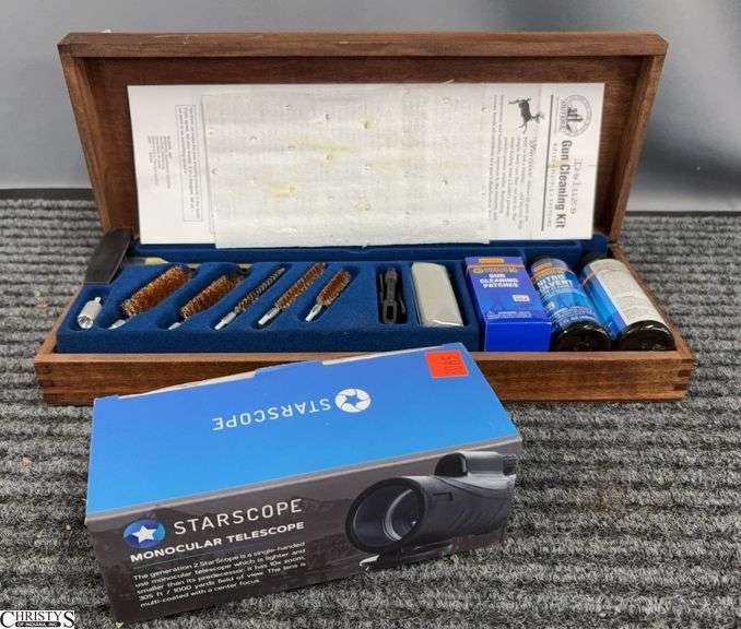 Gun Cleaning Kit, Starscope Monocular Telescope image