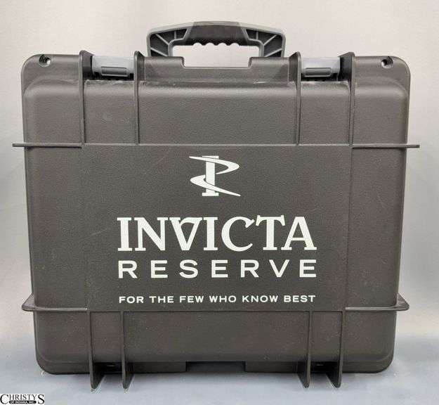 Invicta Reserve 15 Slot Black With White Lettering Protective Case image