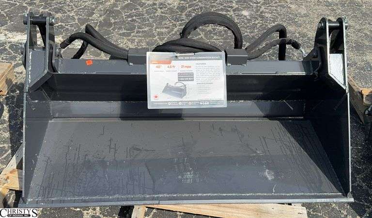 Wolverine MCB-11-48W Mini Skid Steer Combination Bucket image