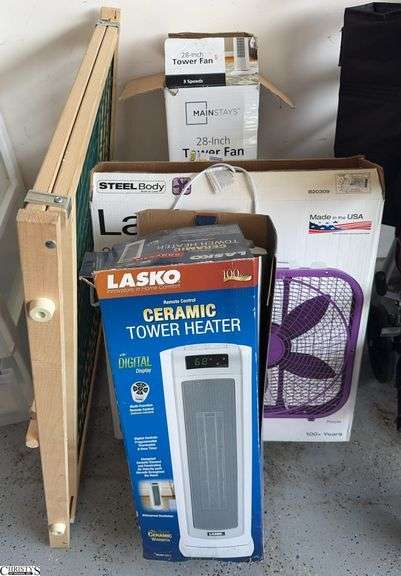 2 Fans Heater and Gate image