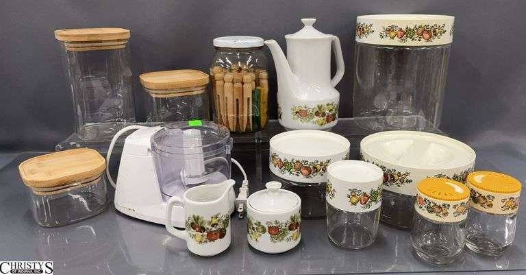 The Spices Pyrex Canisters, Chopper, Japan Tea Set image