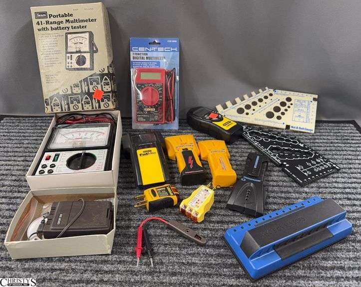Multi Meters, Stud Finders, Digital Measuring image