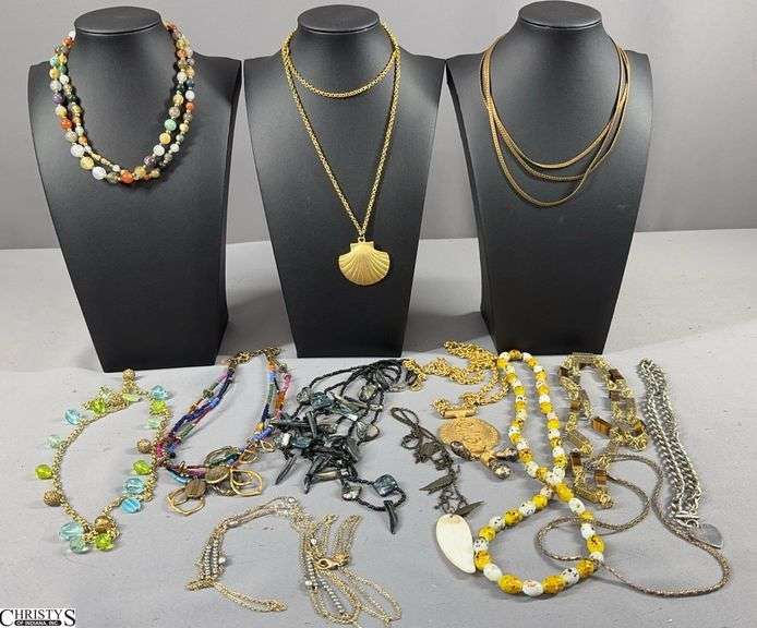 13 Costume Jewelry Necklaces image