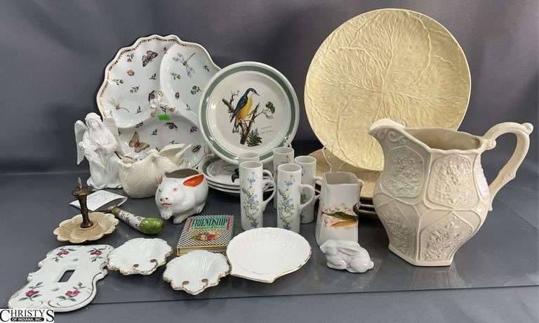 Godinger Butterfly Divided Dish, Japan Cabbage Leaf Plates, Angel, Home Ceramics China Cups and Dishes image
