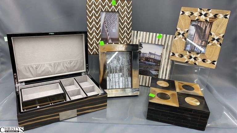 Jewelry Boxes, and Picture Frames, Largest 12x8x4" image