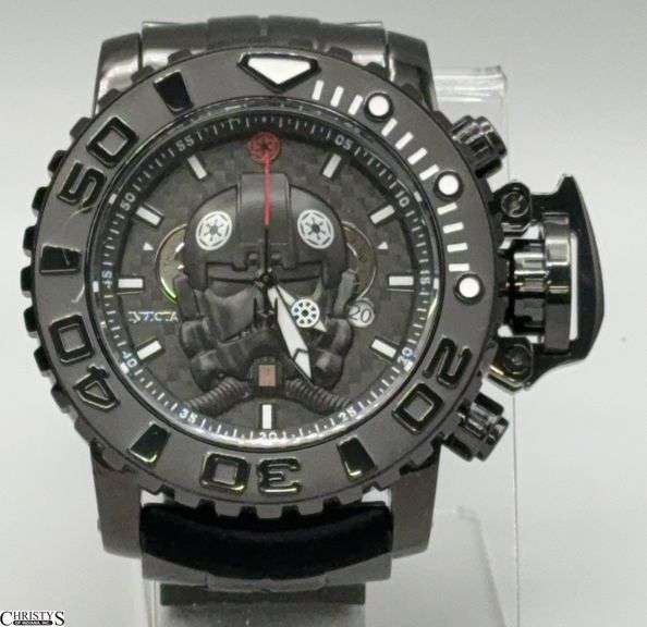 Invicta Star Wars TIE Fighter Pilot Limited Edition 58mm Watch 27431 image