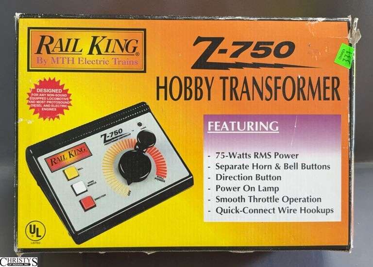 Rail King Z-750 Hobby Transformer in Box image