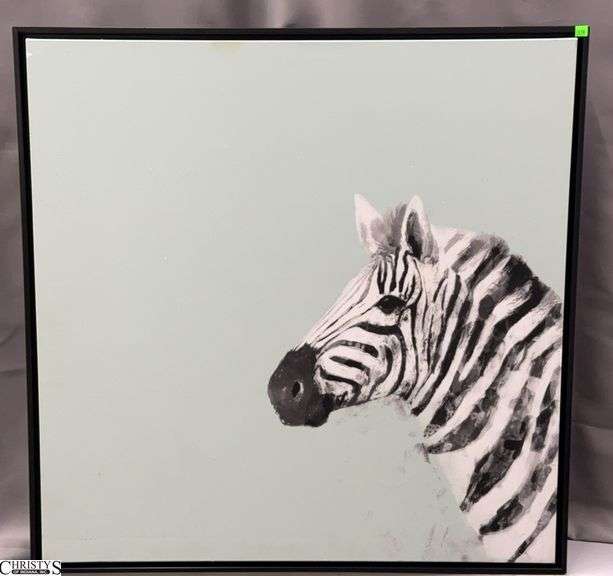 Spire Designs Zebra Canvas Print - 37.5" x 37.5" image