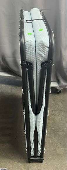 Small Trundle Type Fold A Way Bed - 30" x 36" as sits image