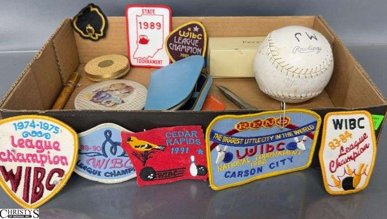 Patches, Softball, Sewing Items, image