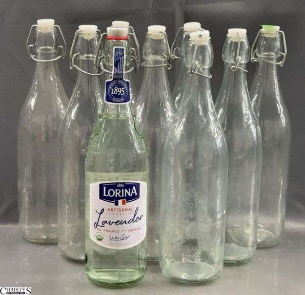 Empty Bottles With Stoppers 12" image