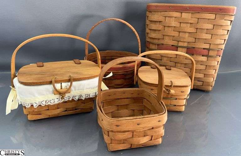 Longaberger Baskets, Kiddie Purses, Booking, and Wall Pocket image
