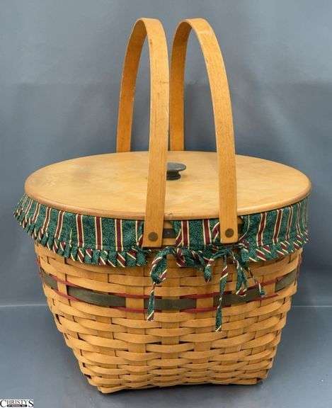 Longaberger Hostess Holiday 1994 With Lid and Protector image