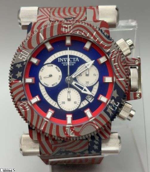 Invicta Coast Guard Field Tested Chronograph 51mm Watch, Model 26642 with Box image