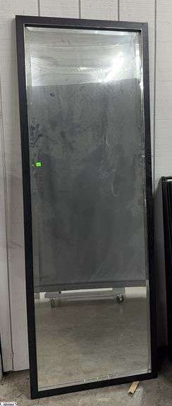 Uttermost Mirror, Has Chrome and Wood Edging Accents, image