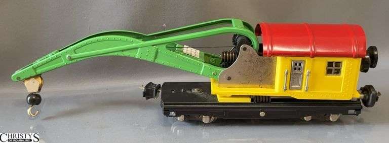 Lionel Lines #810 New York 10 Tons 8 Wheel Crane, Possible Refinished Tin Plate image