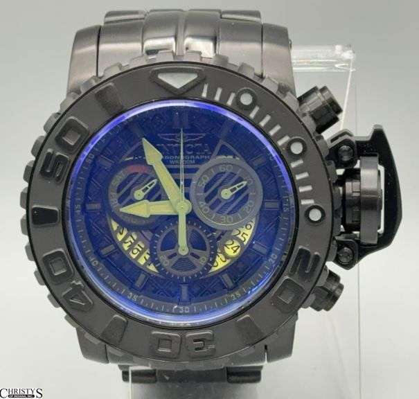 Invicta Sea Hunter Chronograph 32644 Automatic 58mm Watch with Box image