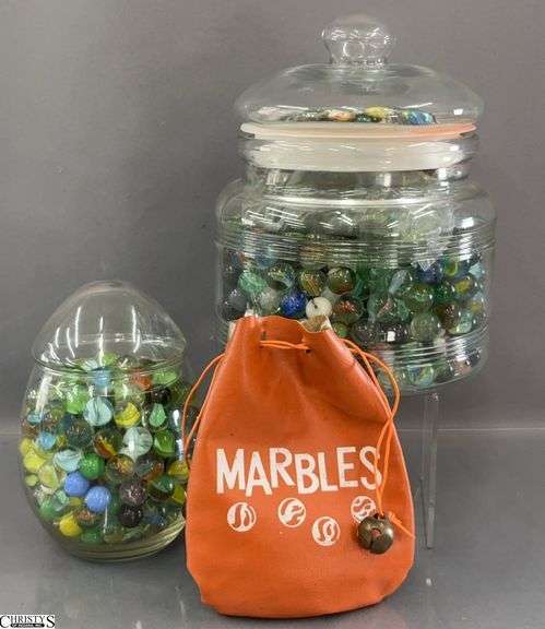 Marbles, Some UV Reaction, Glass Containers image