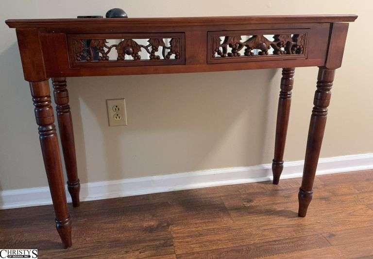 Two Drawer Console Table - 42" x 14" x 31" image