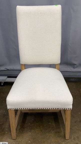 Linen Dining Chair 21x23x42" Tall To Back, Seat 19" image