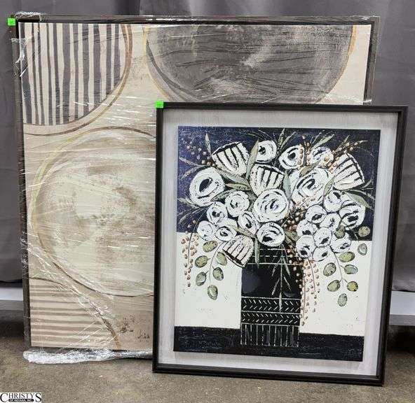 2 Decorator Prints Wall Art - 36" x 36" of largest image