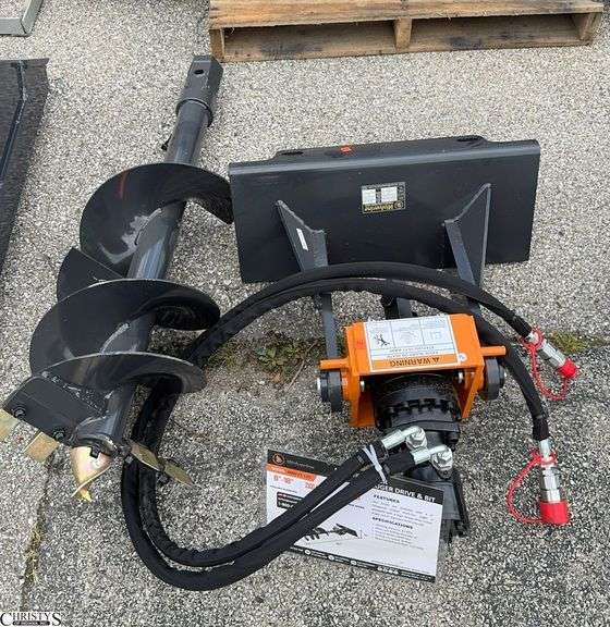 Wolverine MAD-12-12D Mini Skid Steer Auger Drive & 12” Bit image