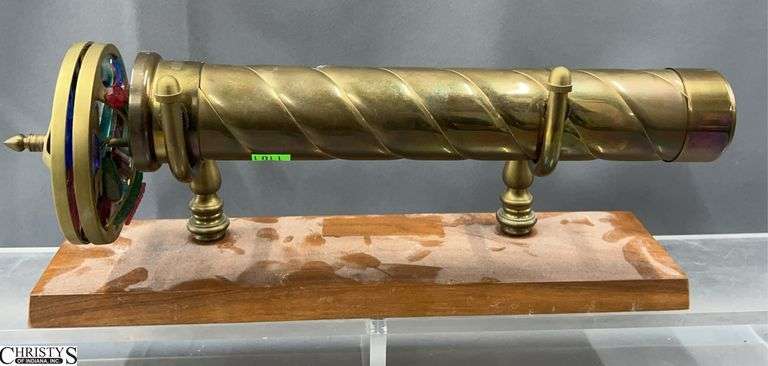 Large Brass Kaleidoscope - 15" image