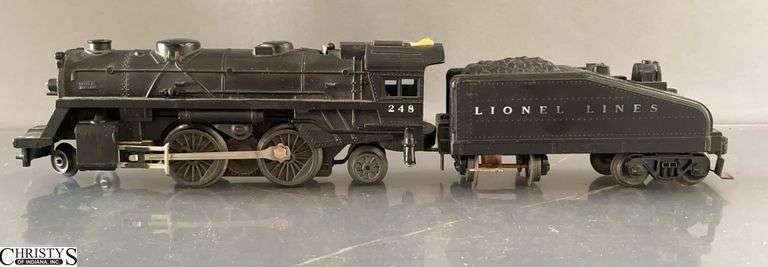 Lionel Lines 2-4-2 Steam Engine 248 and Tender image