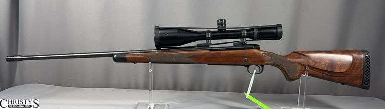 Winchester Model 70 "Super Grade" Rifle cal. 338 Win Mag SN: G169039 with Helia L 3-12X56 Scope image