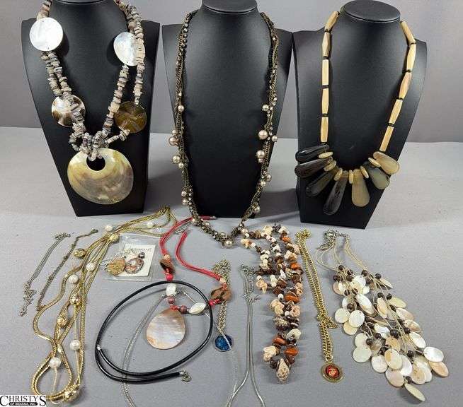 15 Costume Jewelry Necklaces/Chains image