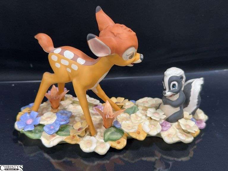 Walt Disney Classics Collection Bambi & Flower "He Can Call Me A Flower If He Wants To" in Box. image