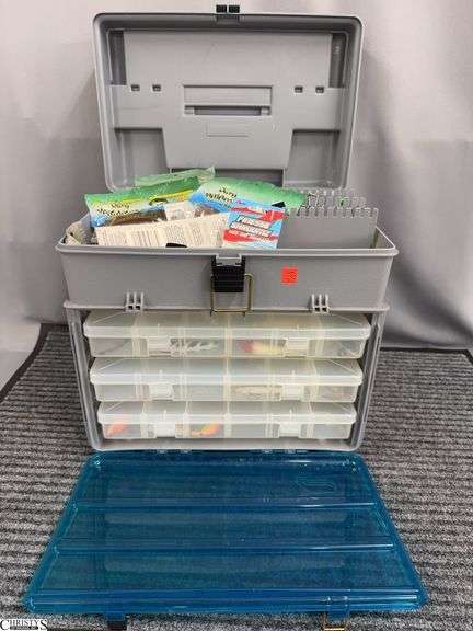 Fishing Tackle Box Full 15x9x16 image